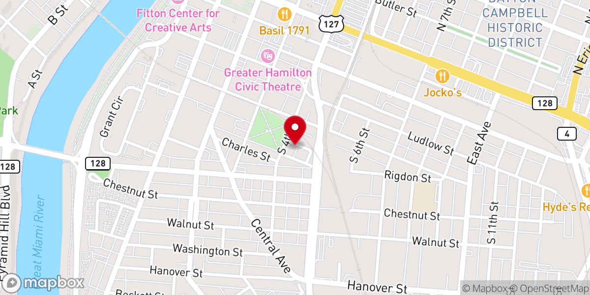 Map showing location of New Life Mission