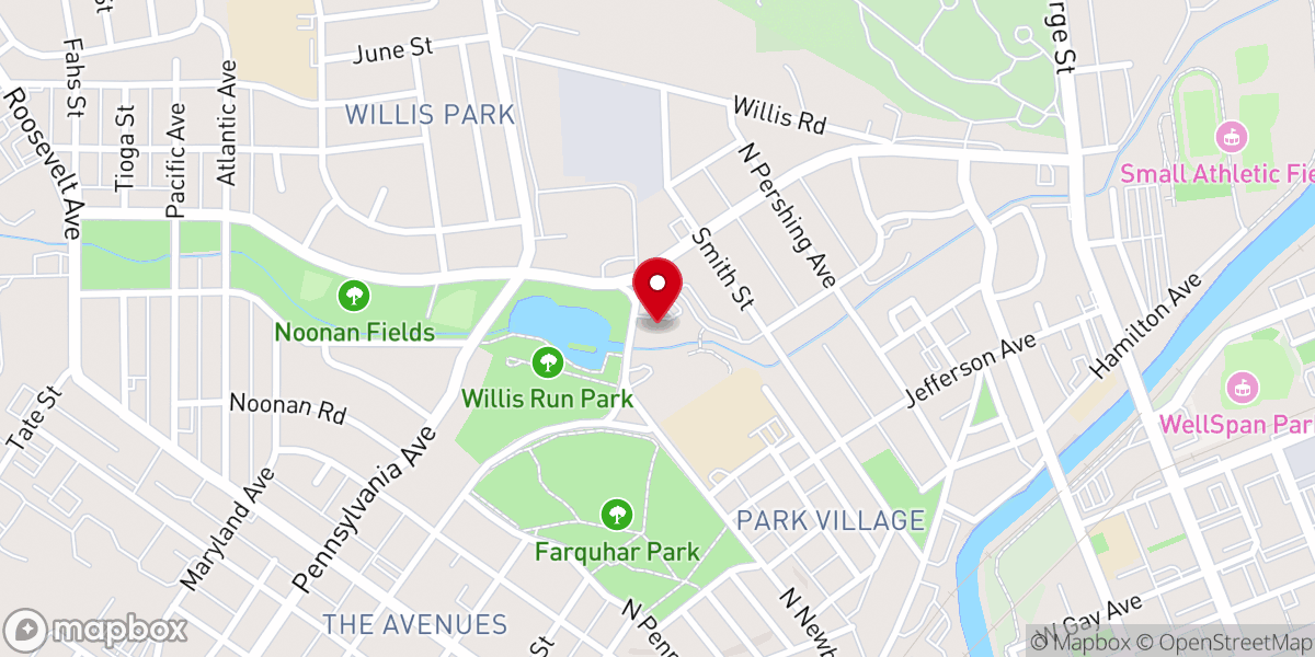 Map showing location of Thrive Church Kiwanis Lake