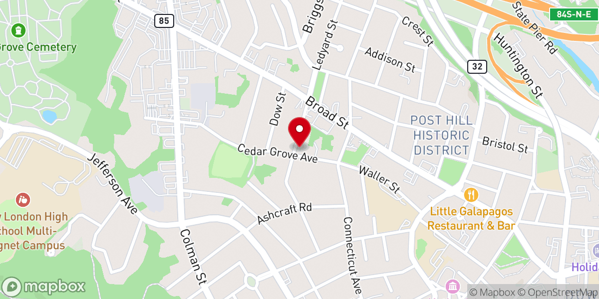 Map showing location of The Lutheran Church Of Our Redeemer