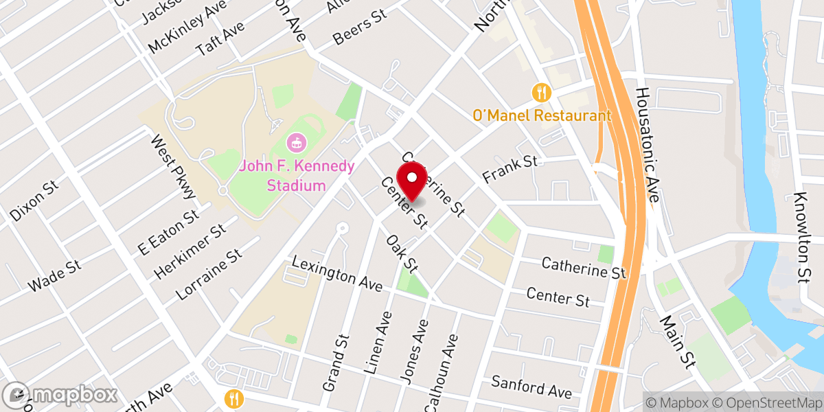 Map showing location of Center Community Church (formal name: Asian Evangelical church)