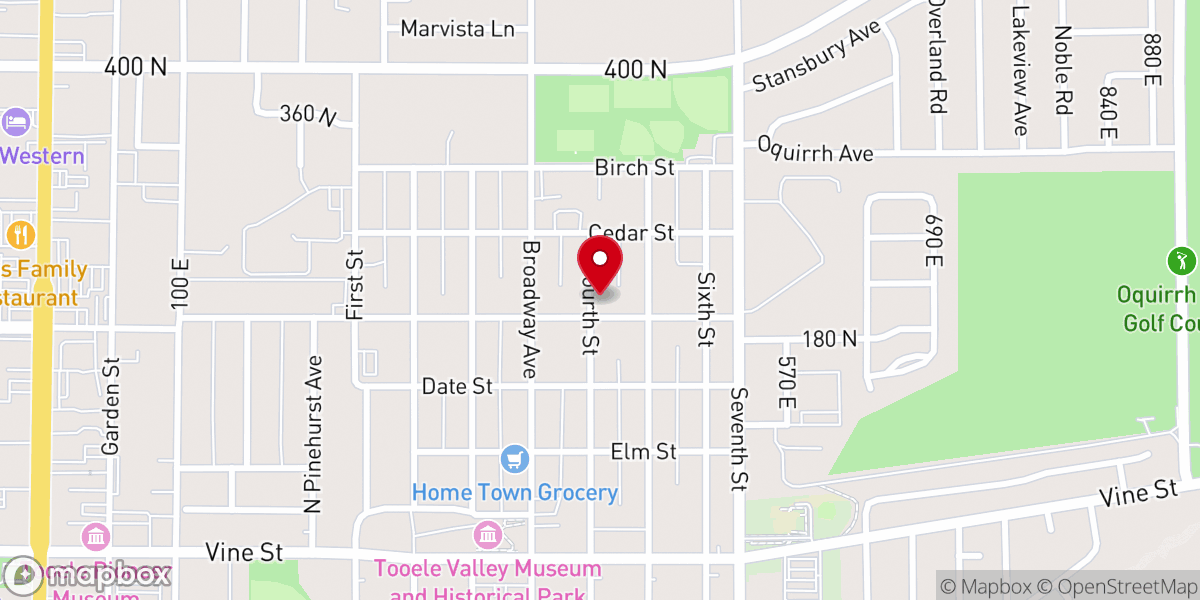 Map showing location of New Life Christian Fellowship - Food Distribution Center