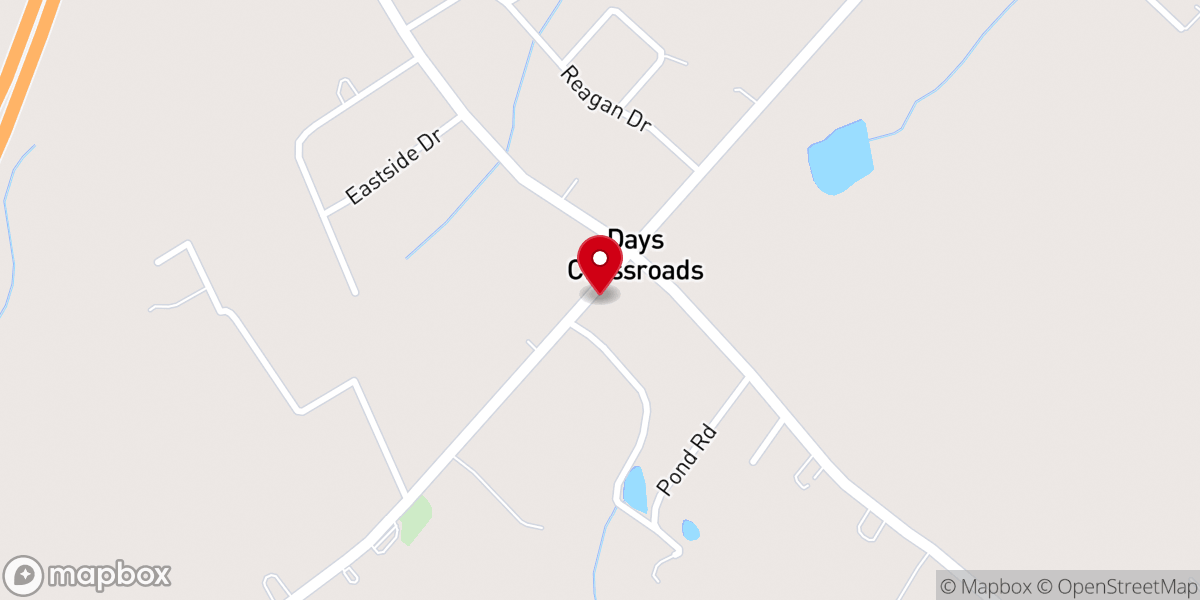 Map showing location of Twilight Baptist Church Inc