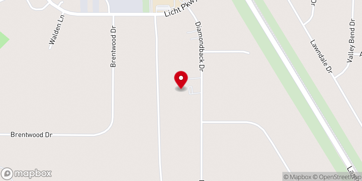 Map showing location of Ruby Mountain Bible Church