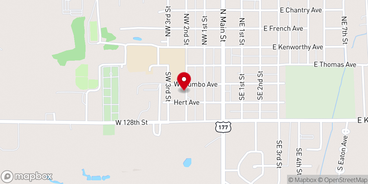 Map showing location of White Dove Wedding Chapel