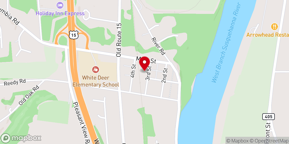 Map showing location of New Life Fellowship