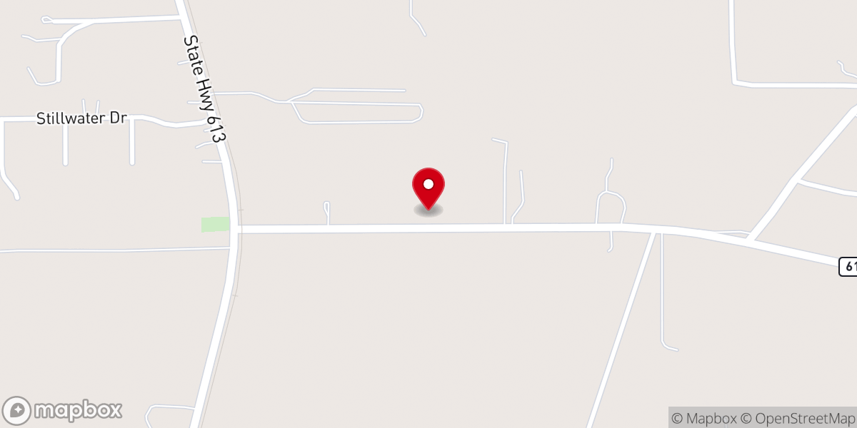 Map showing location of Evangel Temple