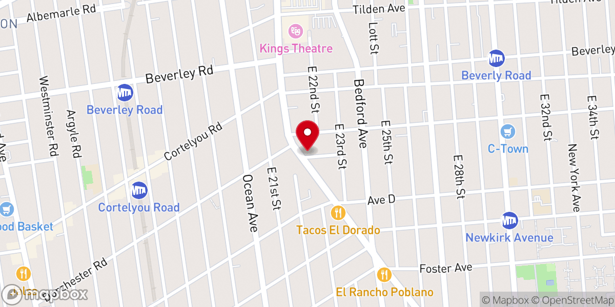 Map showing location of Tabernacle of Grace