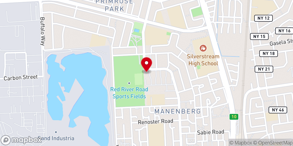 Map showing location of Holy Family Catholic Church
