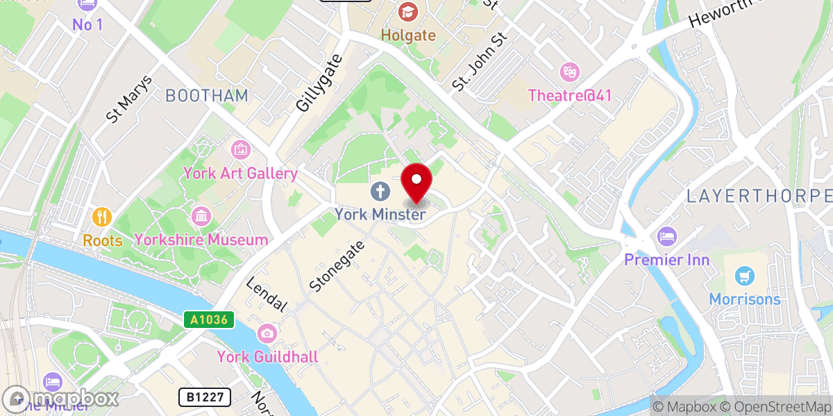 Map showing location of The Queen's Path