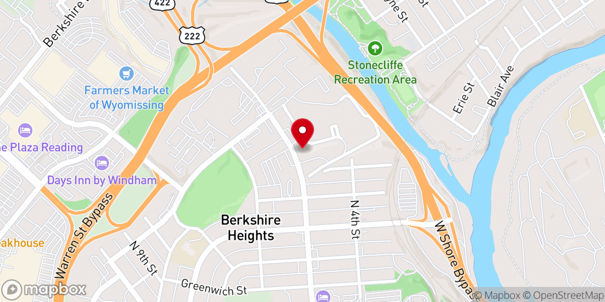 Map showing location of Church of Pentecost