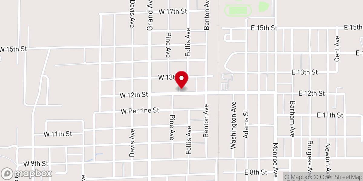 Map showing location of Heritage Fellowship