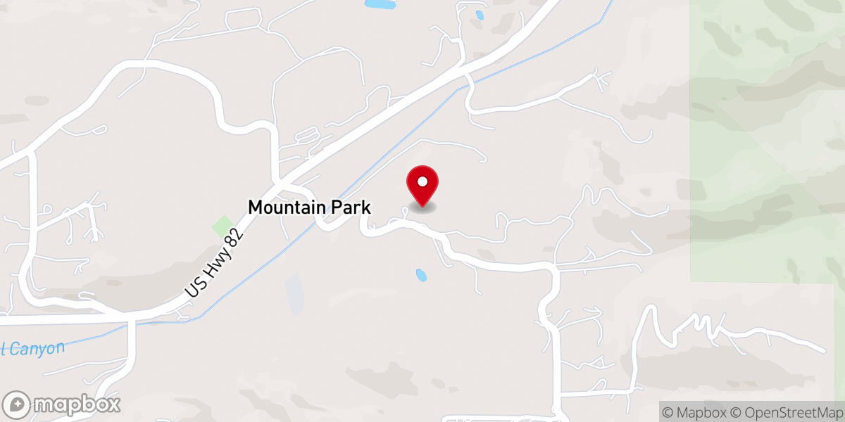 Map showing location of Mountain Bible Fellowship Church Historic Site