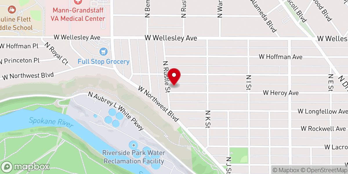Map showing location of Cornerstone Community Church