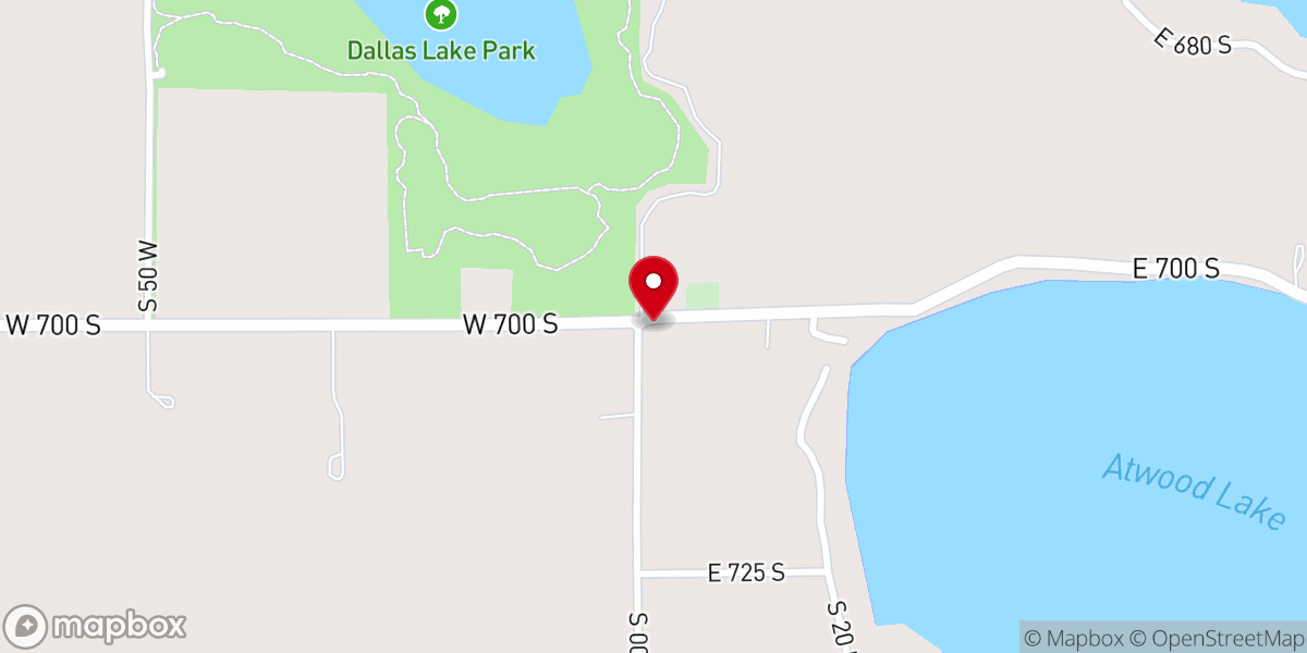 Map showing location of Green Chapel Redeemed Church