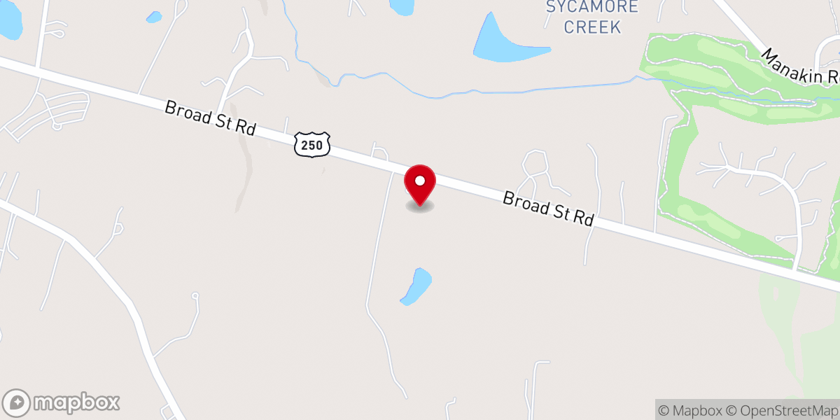 Map showing location of TRU North Bible Church
