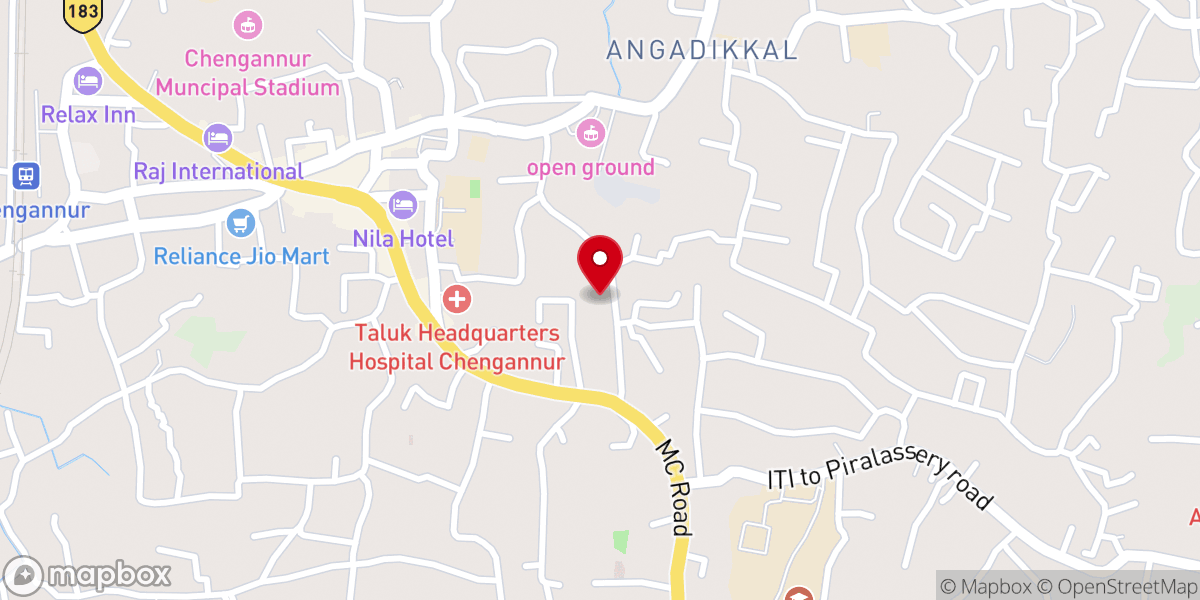 Map showing location of IPC Faith Centre