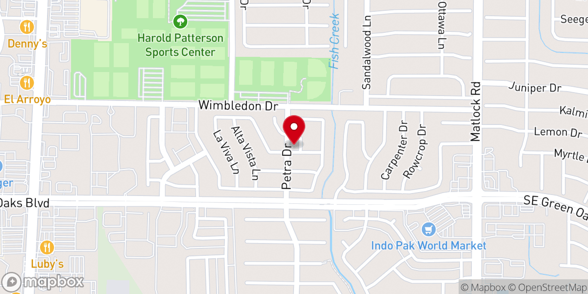Map showing location of Walnut Creek Community Church