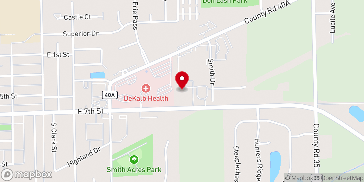 Map showing location of Pine Hills Auburn
