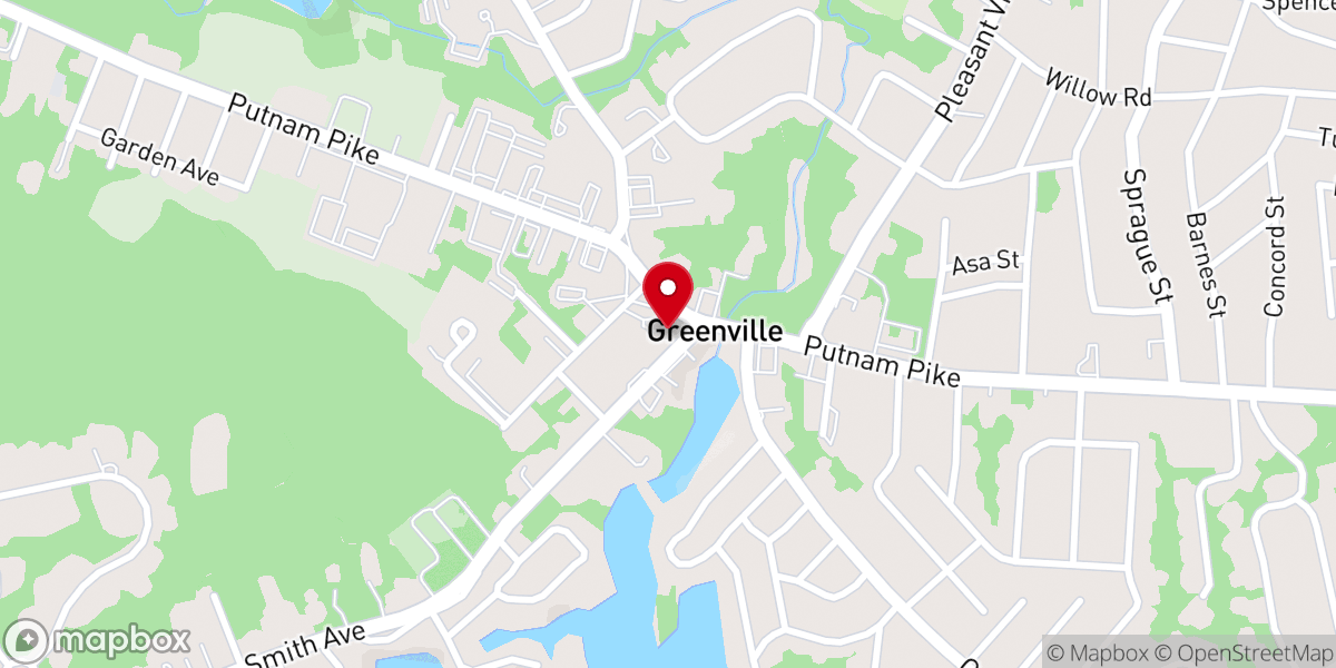 Map showing location of St. Thomas Episcopal Church