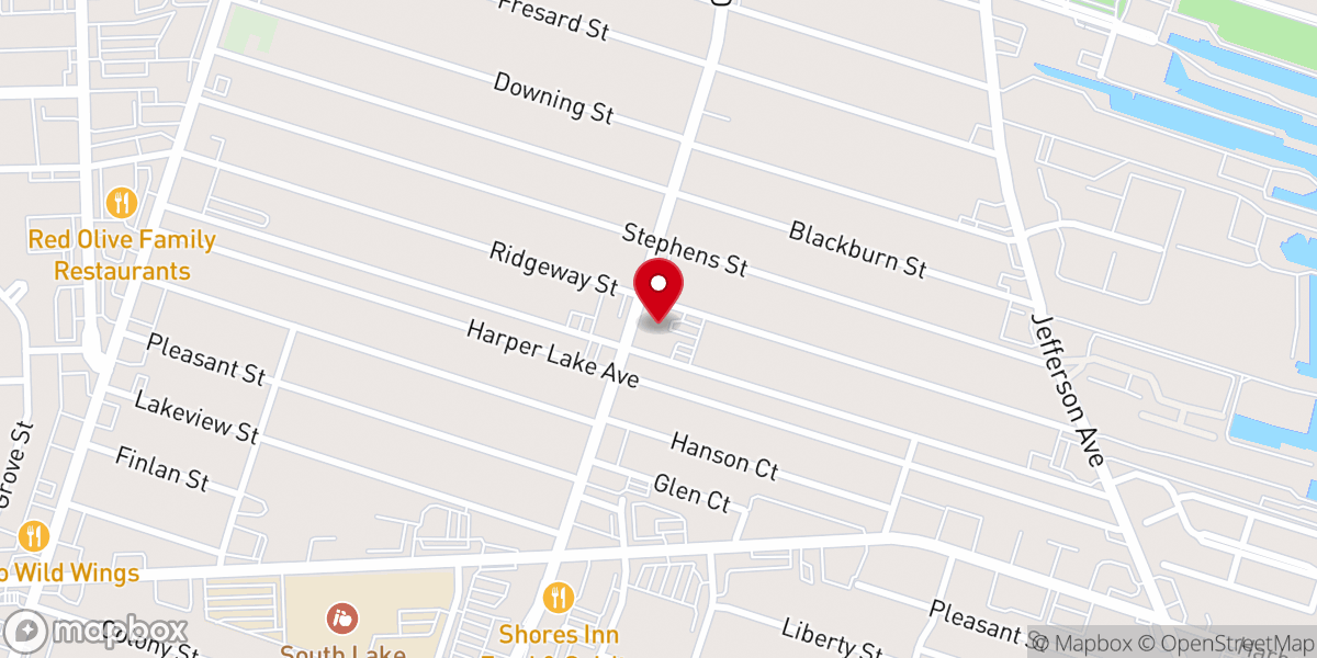 Map showing location of First United Methodist Church