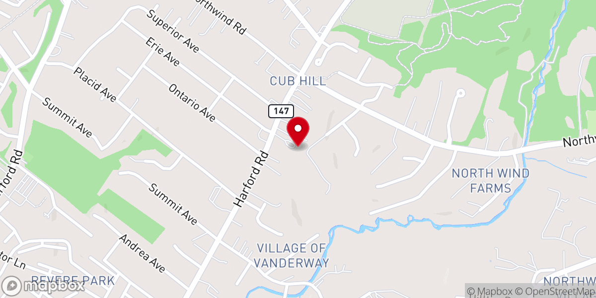 Map showing location of Korean Zion Presbyterian Church