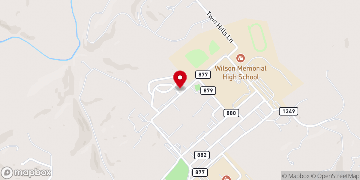 Map showing location of William A. Cashatt Chapel