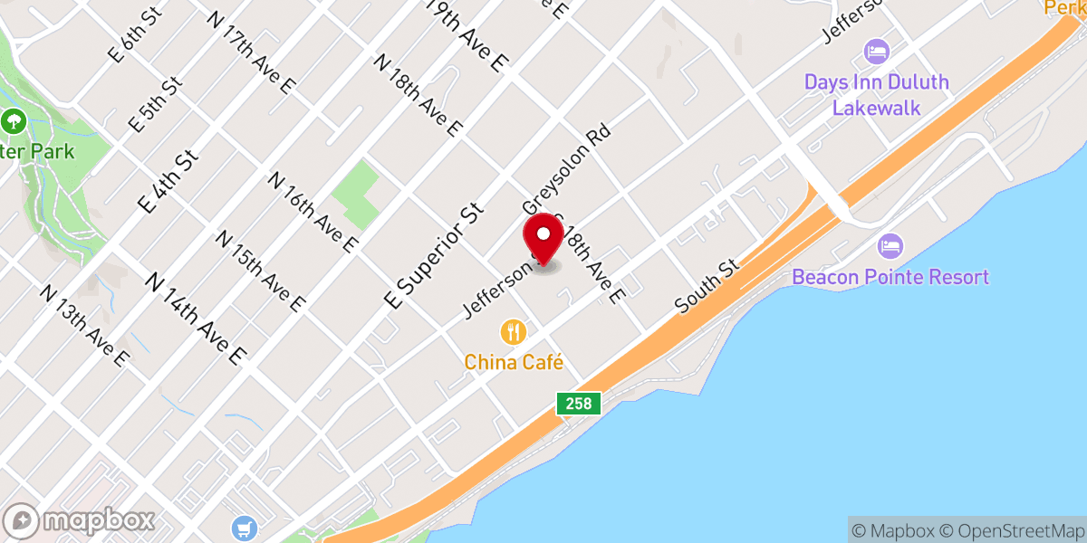 Map showing location of Loaves & Fishes Catholic Worker