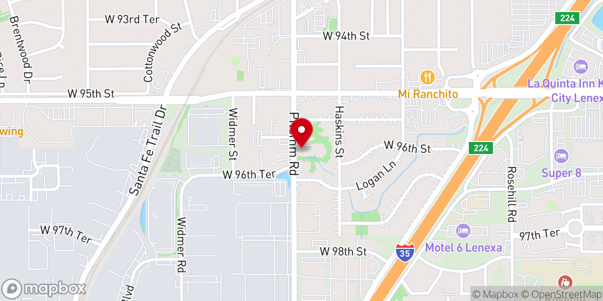 Map showing location of New Vision Church God in Christ