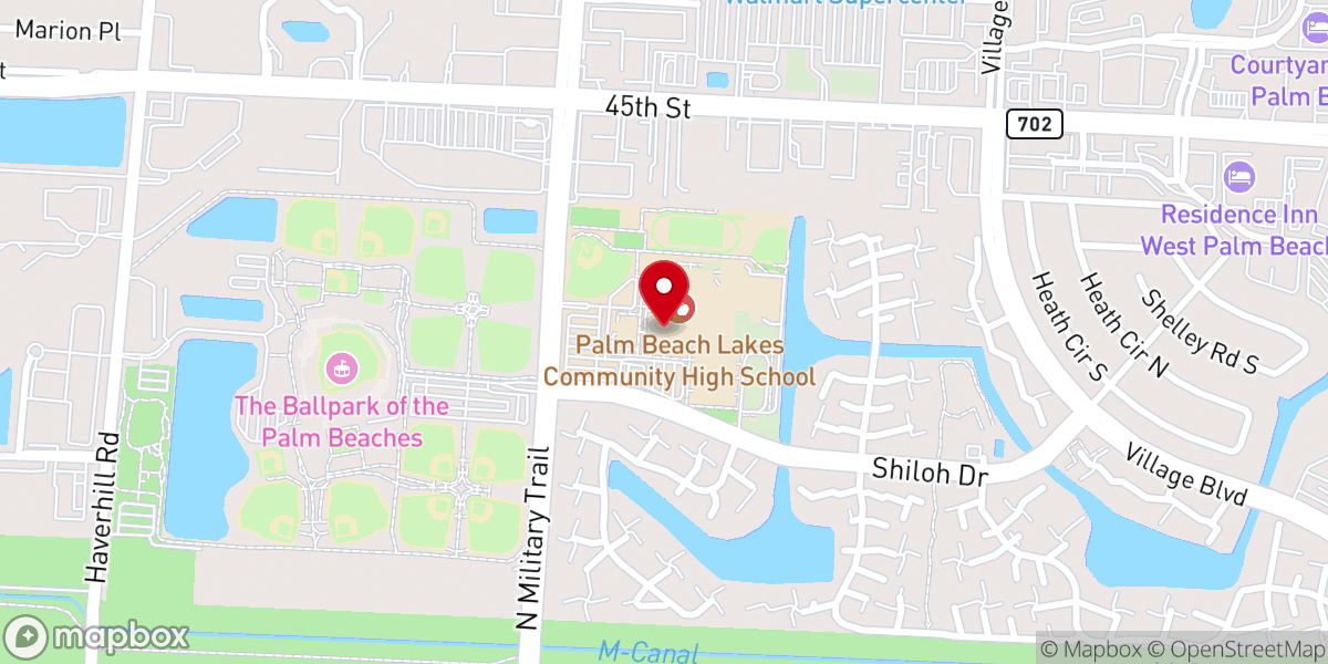 Map showing location of Faith Church | West Palm Beach