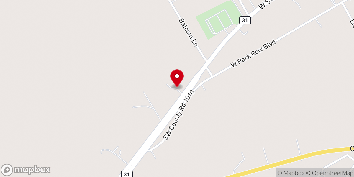 Map showing location of Cowboy Church Of Corsicana