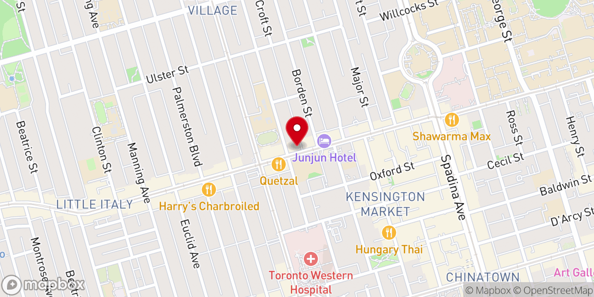 Map showing location of Makom: Creative Downtown Judaism