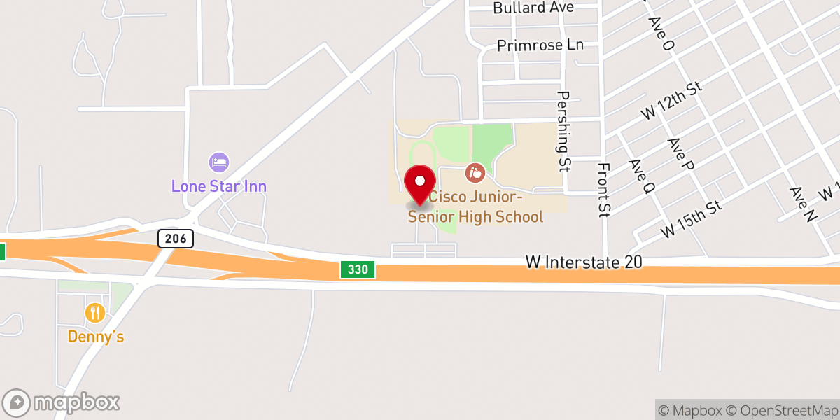 Map showing location of Fitness Today