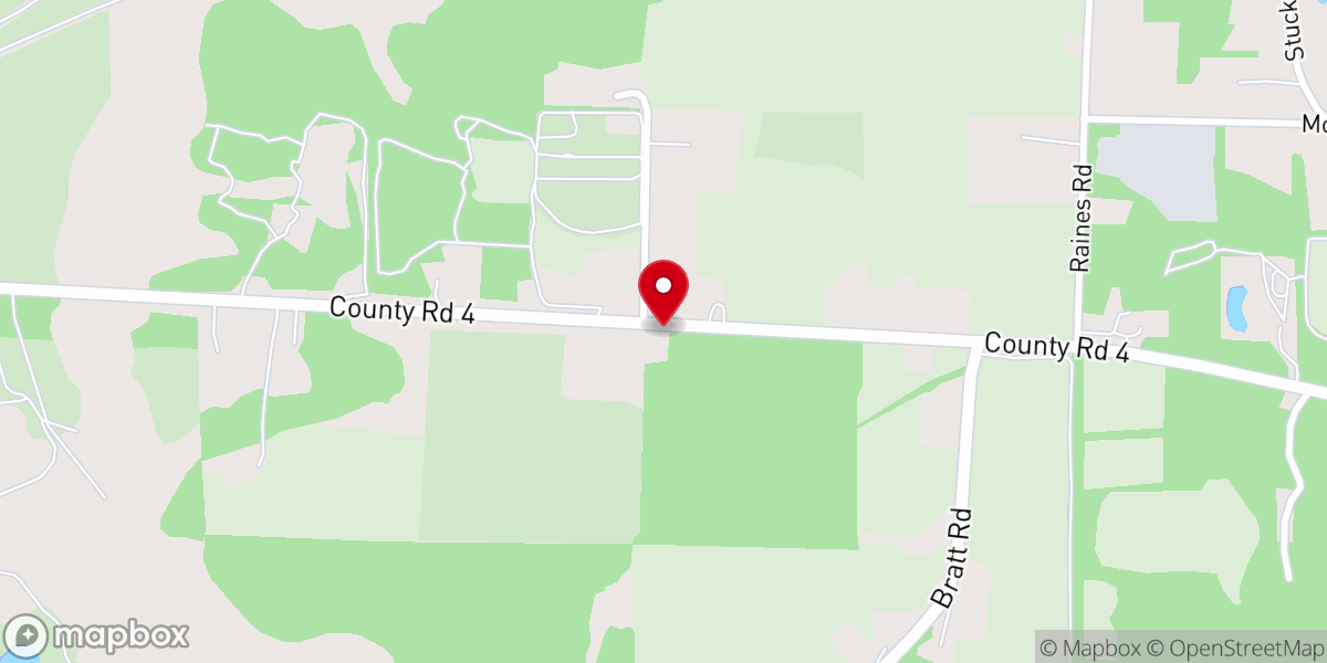Map showing location of Beth Temple Fellowship Church