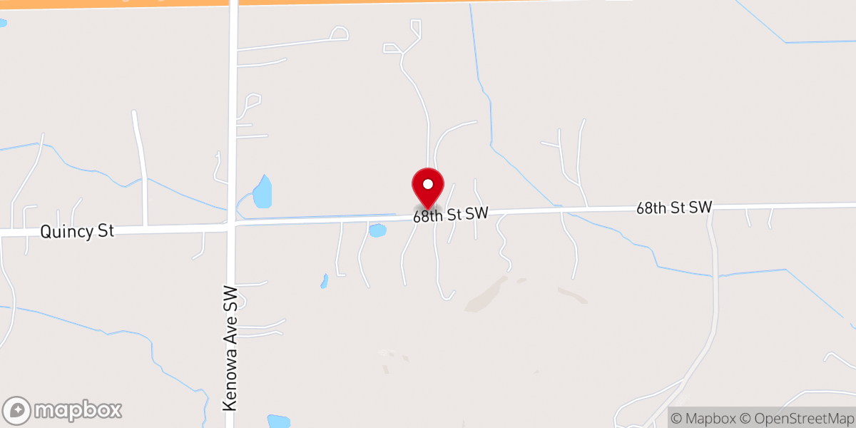 Map showing location of River of God Church