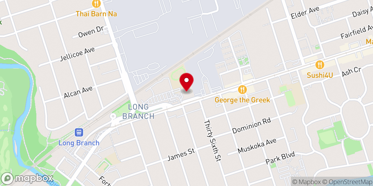 Map showing location of Christ The King Church