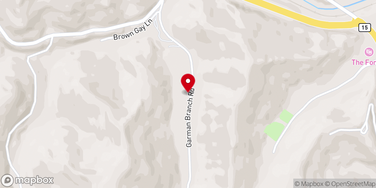 Map showing location of New Hope Christian Center