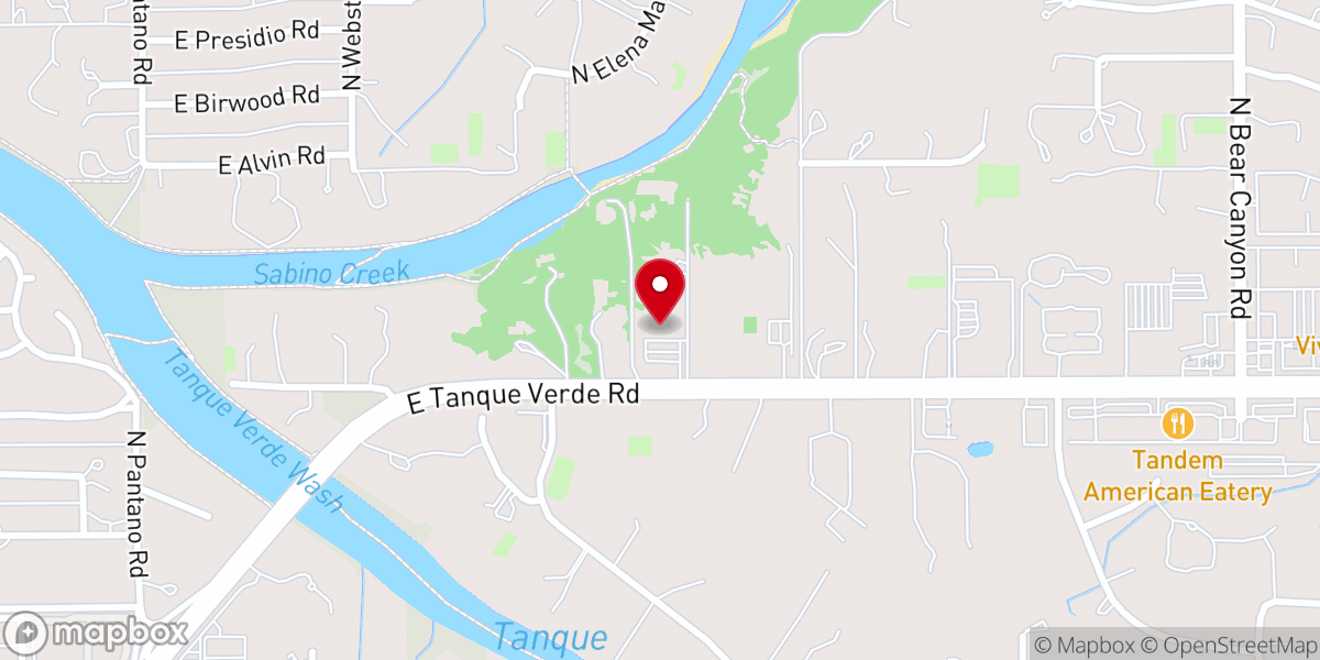 Map showing location of The Bridge