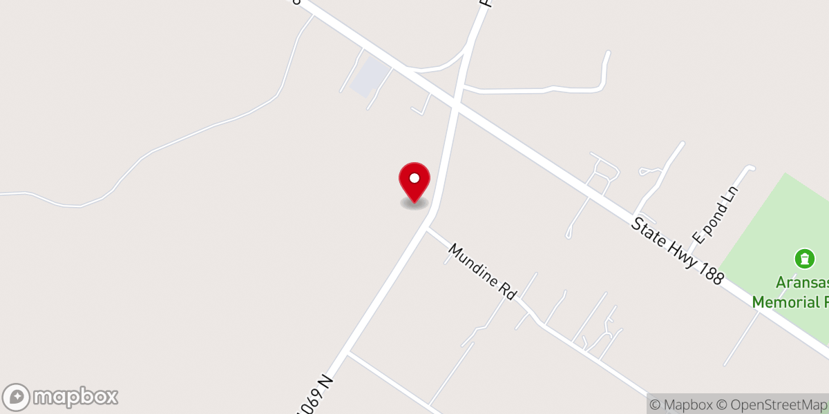 Map showing location of Trinity Baptist Church