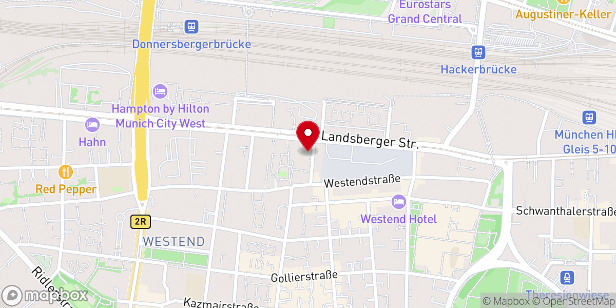 Map showing location of ÄTHIOPISCH ORTHODOXE TEWAHEDO KIRCHE MENBERE BIRHAN HEILIGE MARIA IN MÜNCHEN DEUTSCHLAND e.V.
