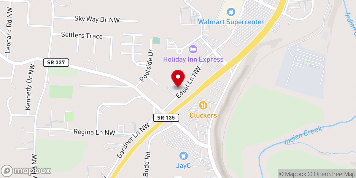 Map showing location of Corydon Cinemas