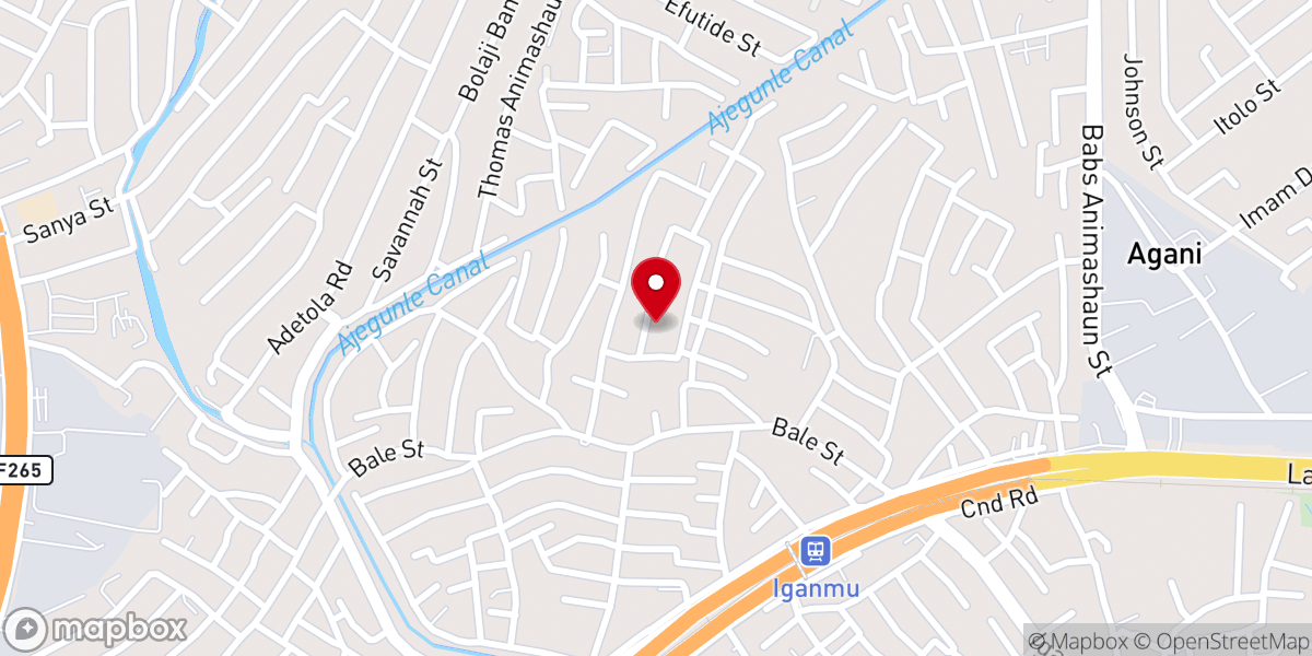 Map showing location of Anglican Church of Good Shepherd