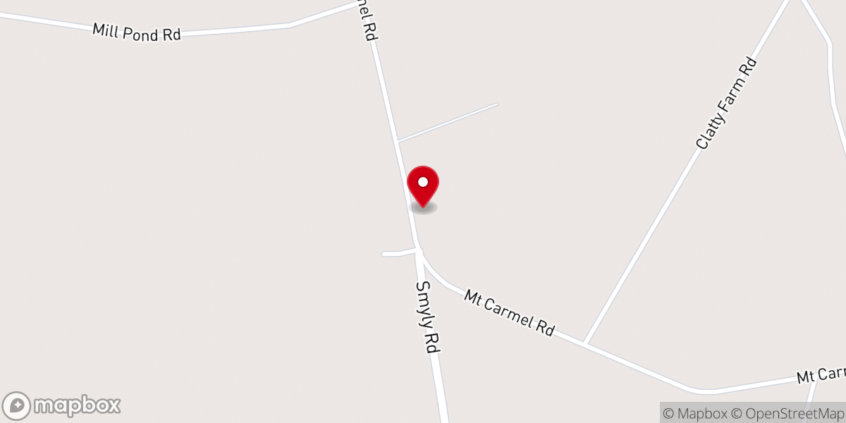 Map showing location of Church of God