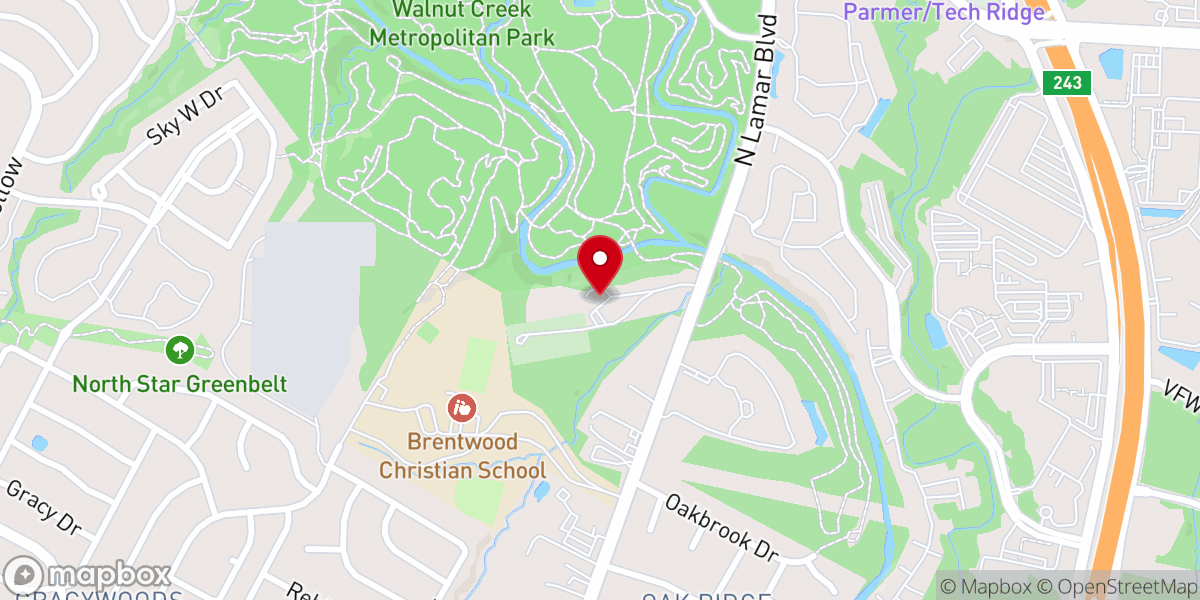 Map showing location of Vietnamese Unity Baptist Church