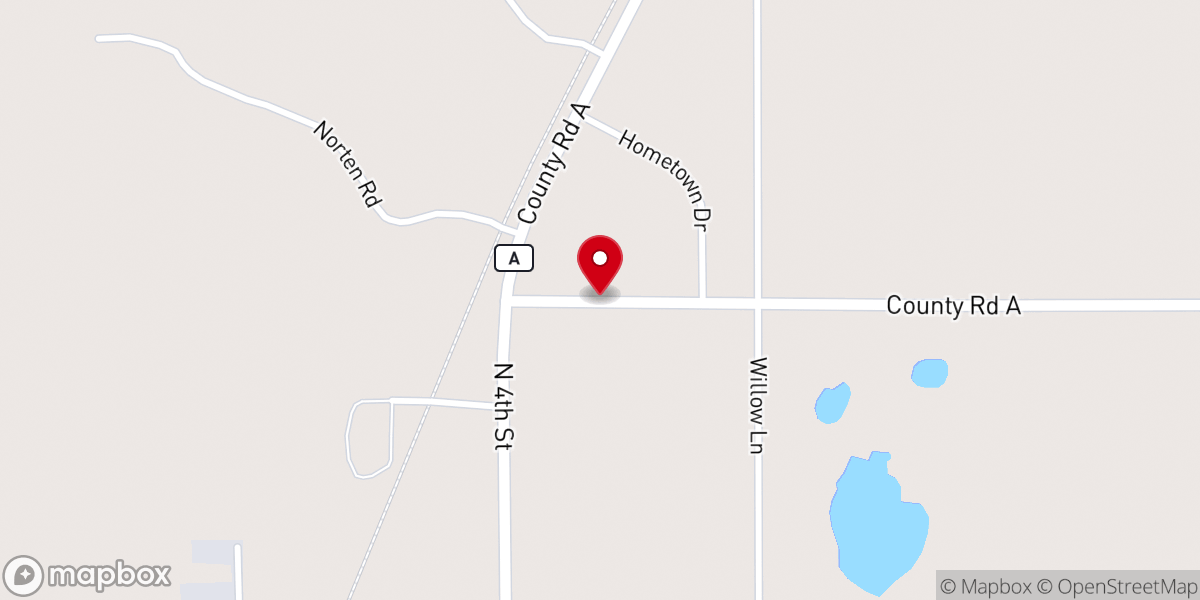 Map showing location of Northwoods Vineyard Christian Community Church Inc