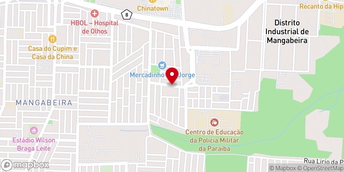 Map showing location of Igreja Matriz de São Francisco de Assis