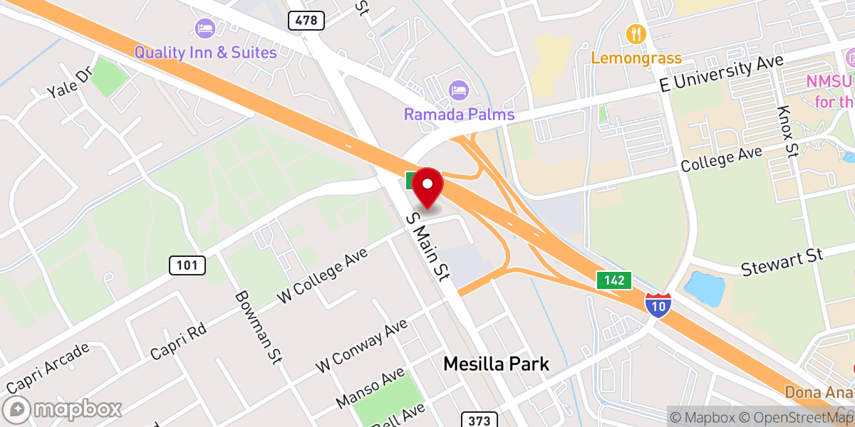 Map showing location of Saint James Episcopal Church