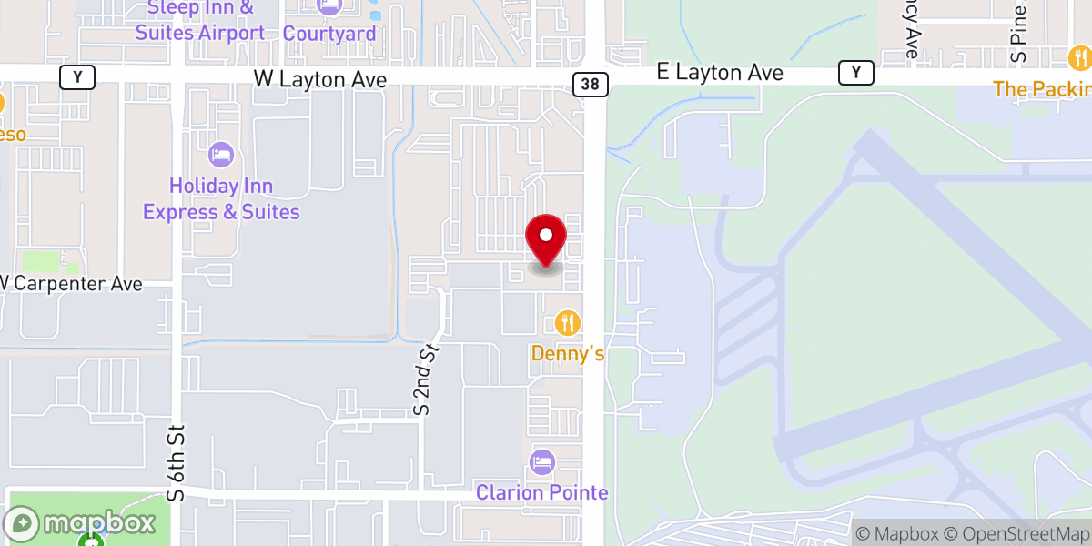 Map showing location of Faith Builders Church