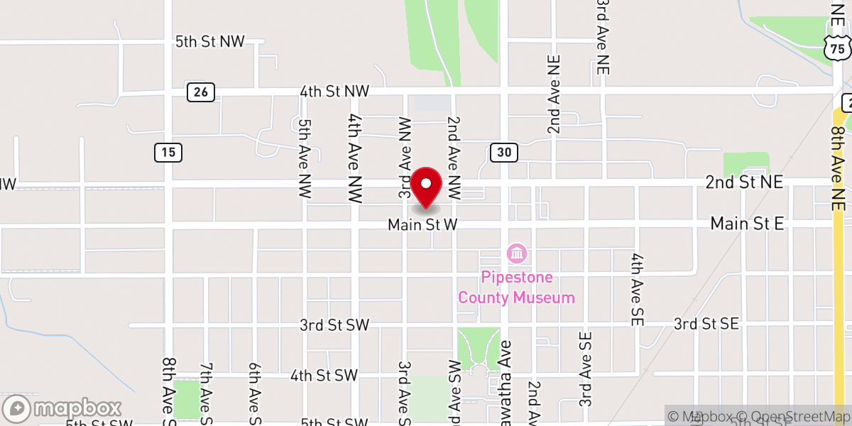 Map showing location of bodyCHURCH Personal Wellness