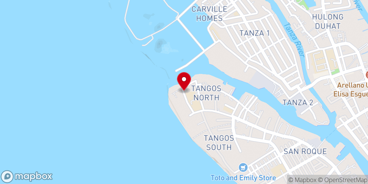Map showing location of United Pentecostal Church - Tangos, Navotas