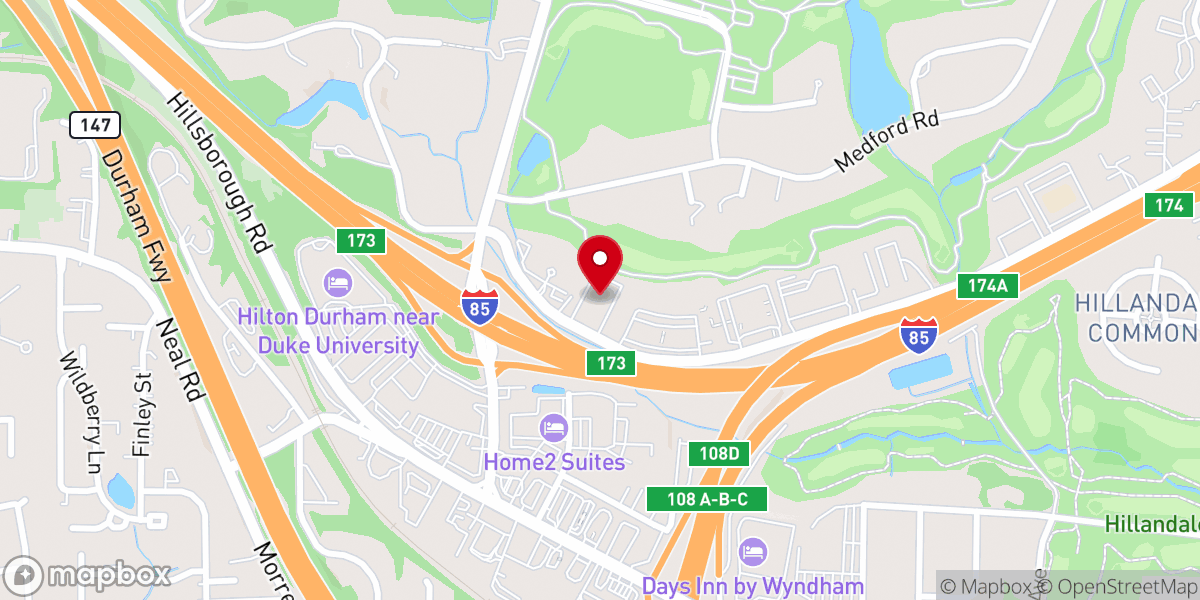 Map showing location of Restoration Church